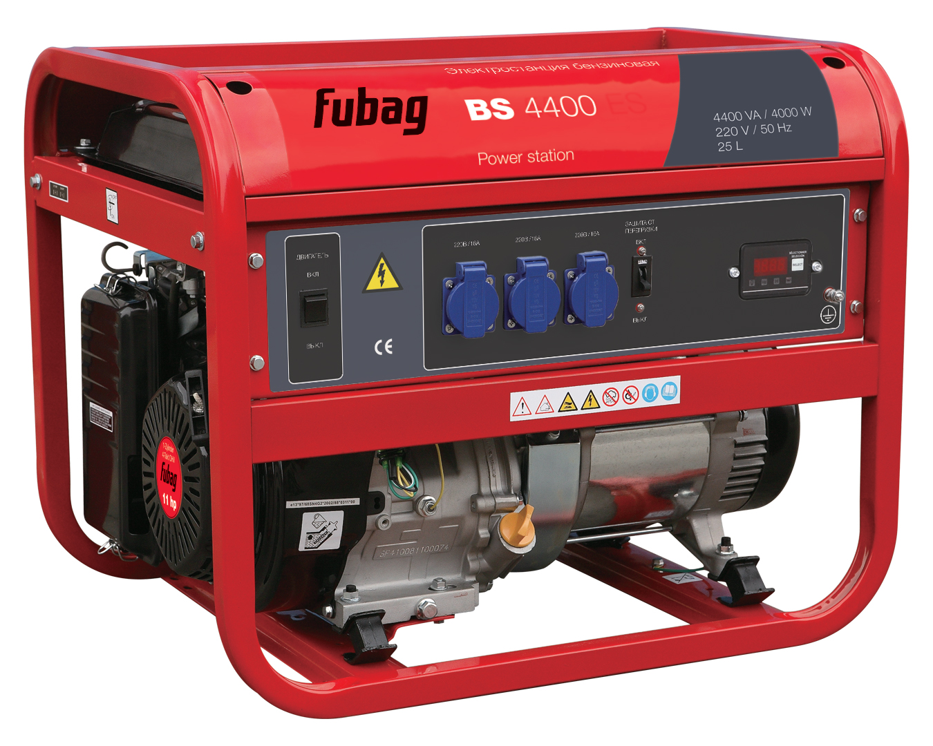 Увеличенная фотография Генератор бензиновый FUBAG BS 4400